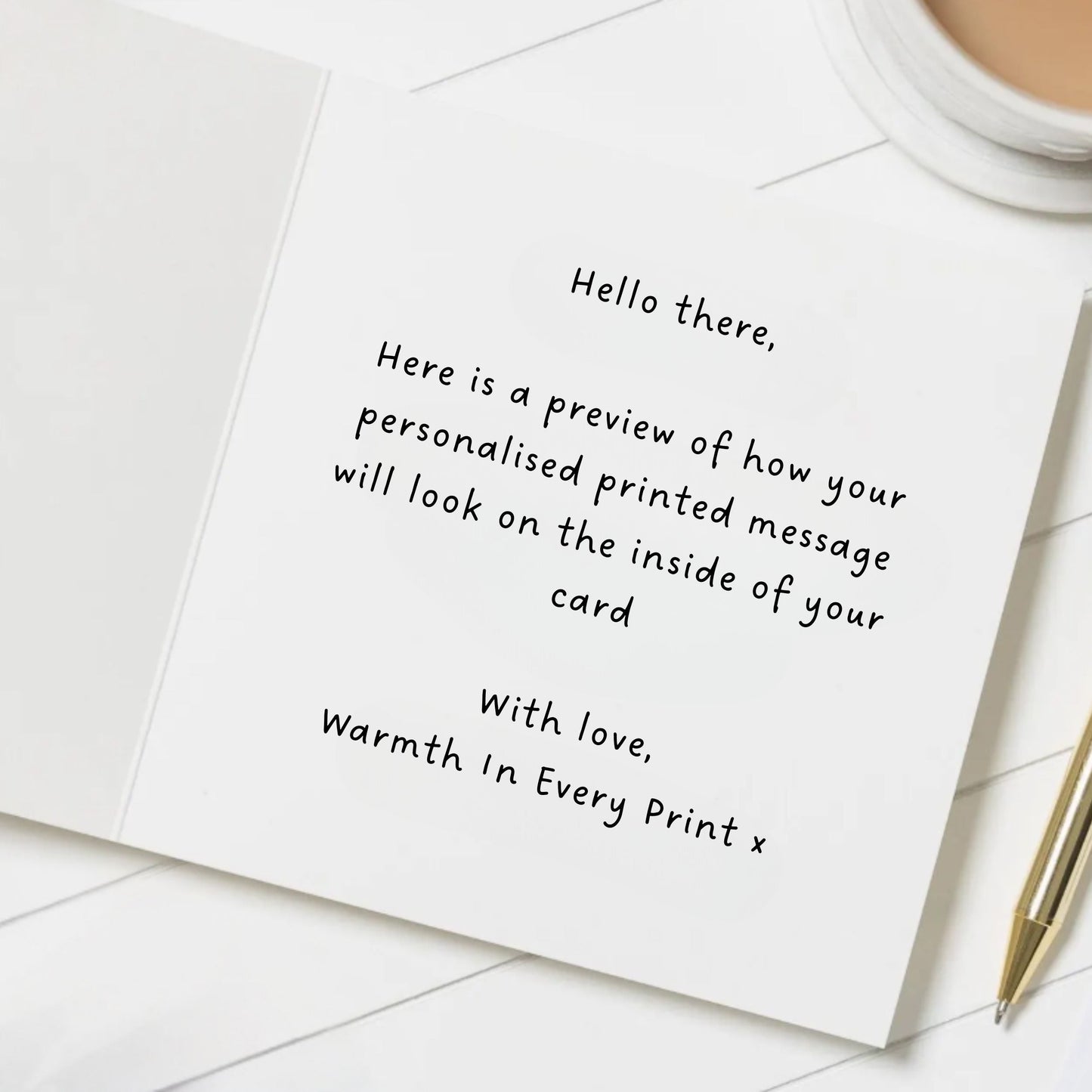 Personalised Baby Girl Card