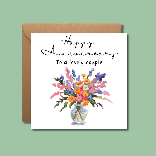 Anniversary Card For Couple