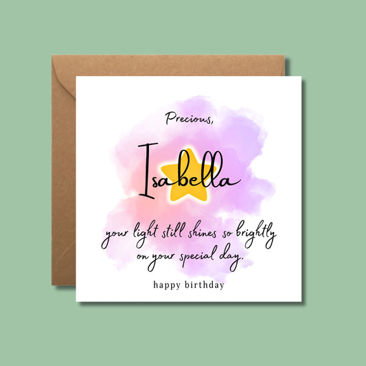 Heavenly Birthday Card