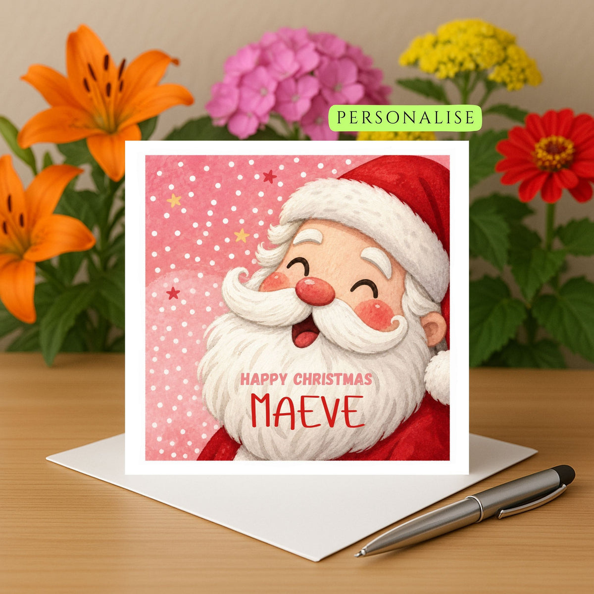 Santa Christmas Card