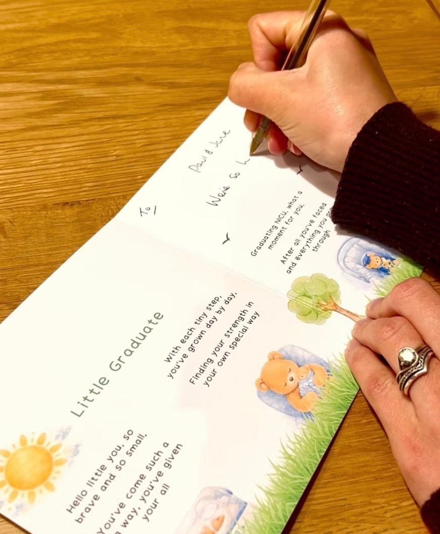 Short story NICU graduate card - Look Inside