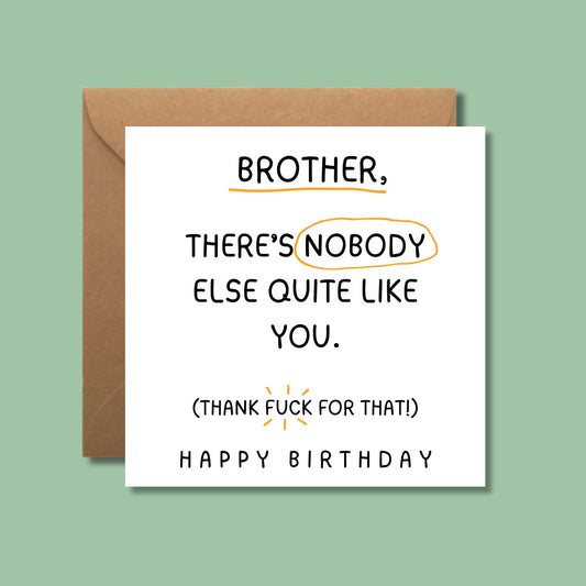 Funny Personalised Birthday Card