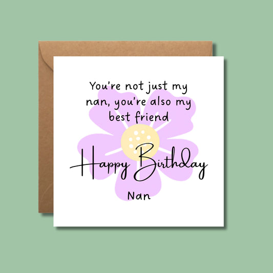 Nan Birthday Card