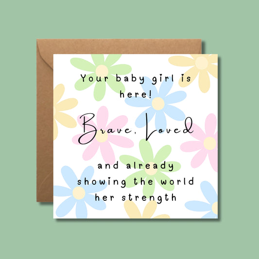 NICU New Born Baby Girl