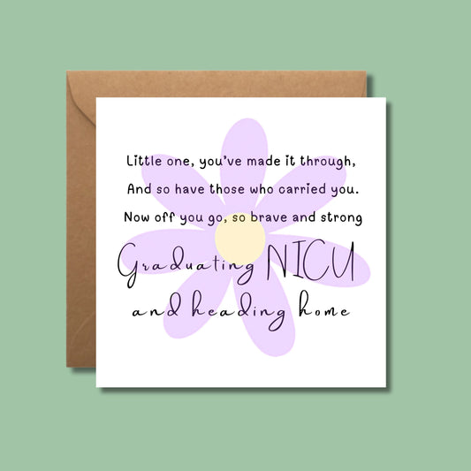 NICU Graduate Card