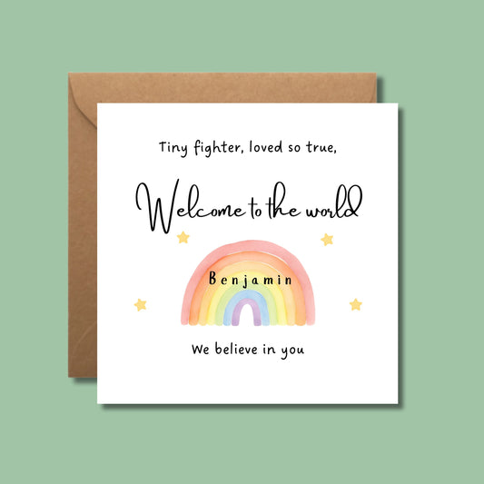 NICU New Born Support Card