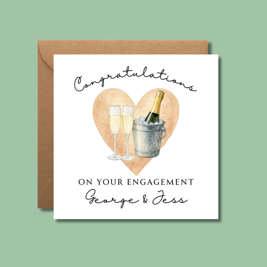 Personalised Engagement Card