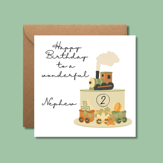 Personalised Birthday Card Name and Age