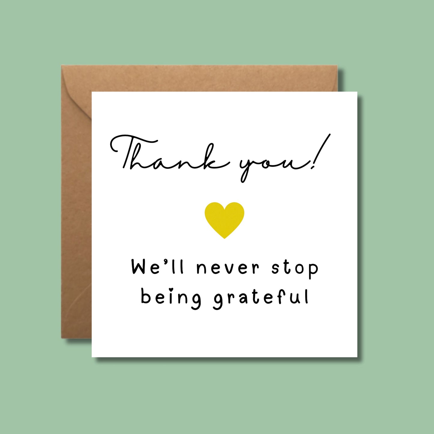 NICU Thank You Card