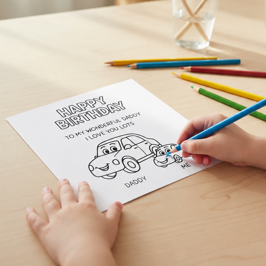 COLOURING IN CARDS