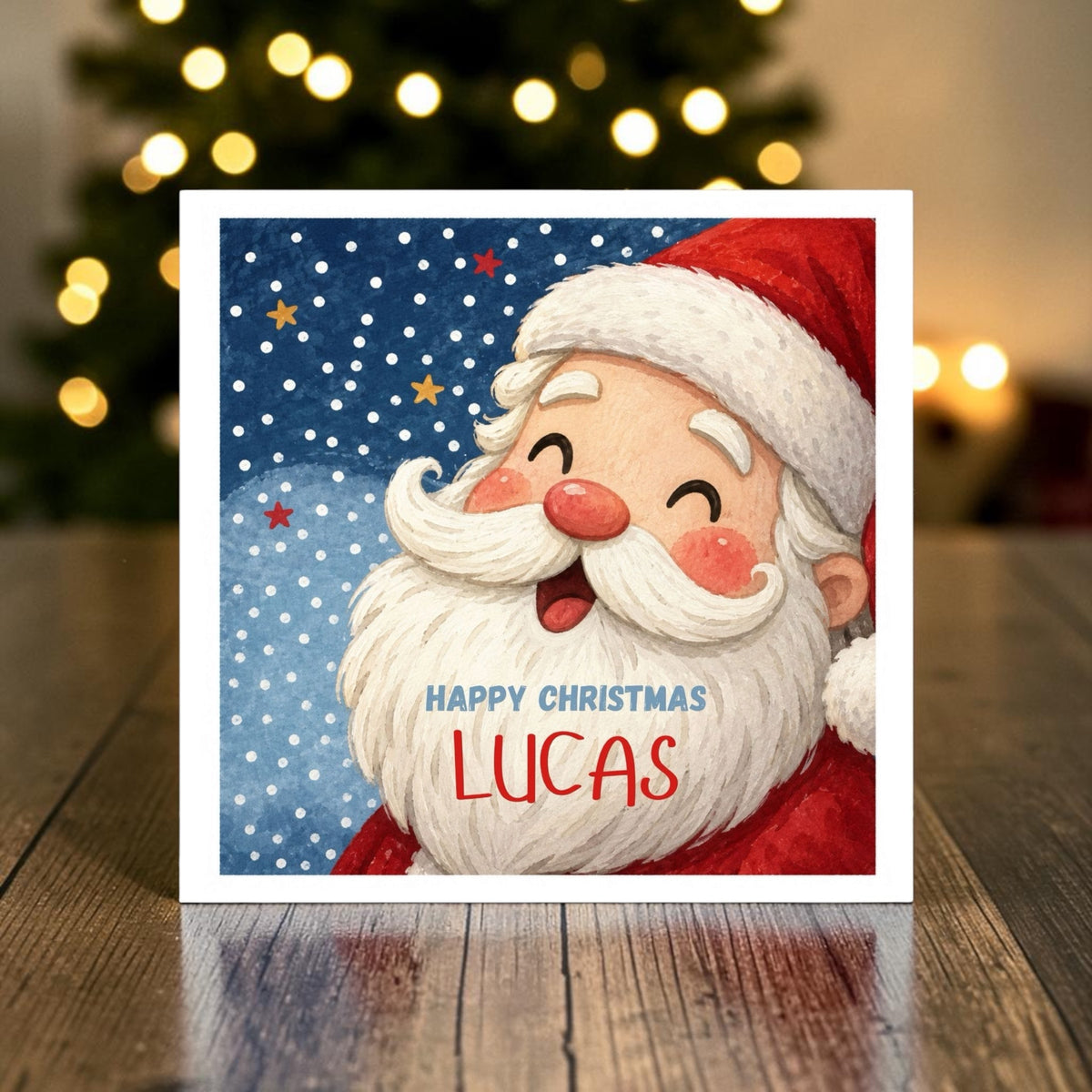 Santa Christmas Card