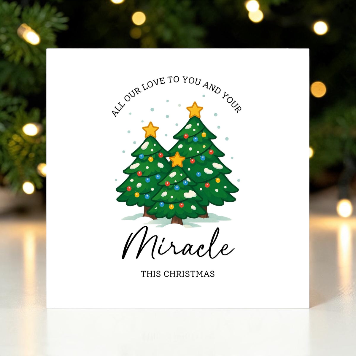NICU Miracle Christmas Card