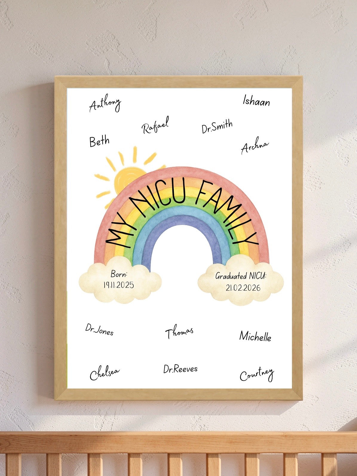 NICU Graduate Wall Art
