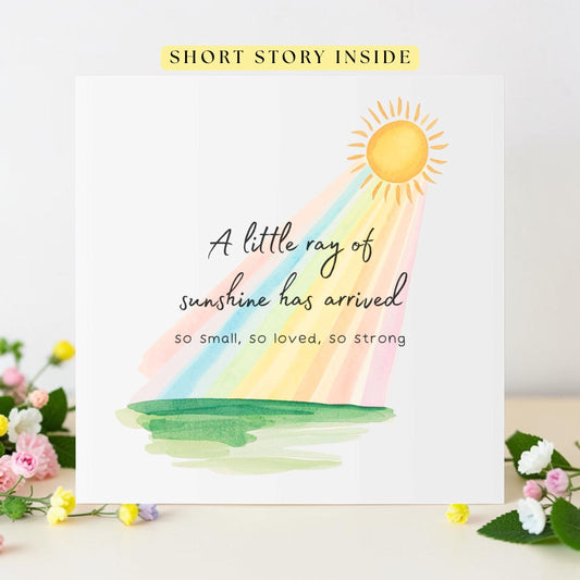 NICU New Born Card - Short Story Inside