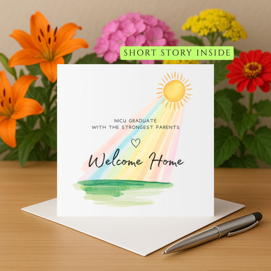 Short story NICU graduate card - Look Inside