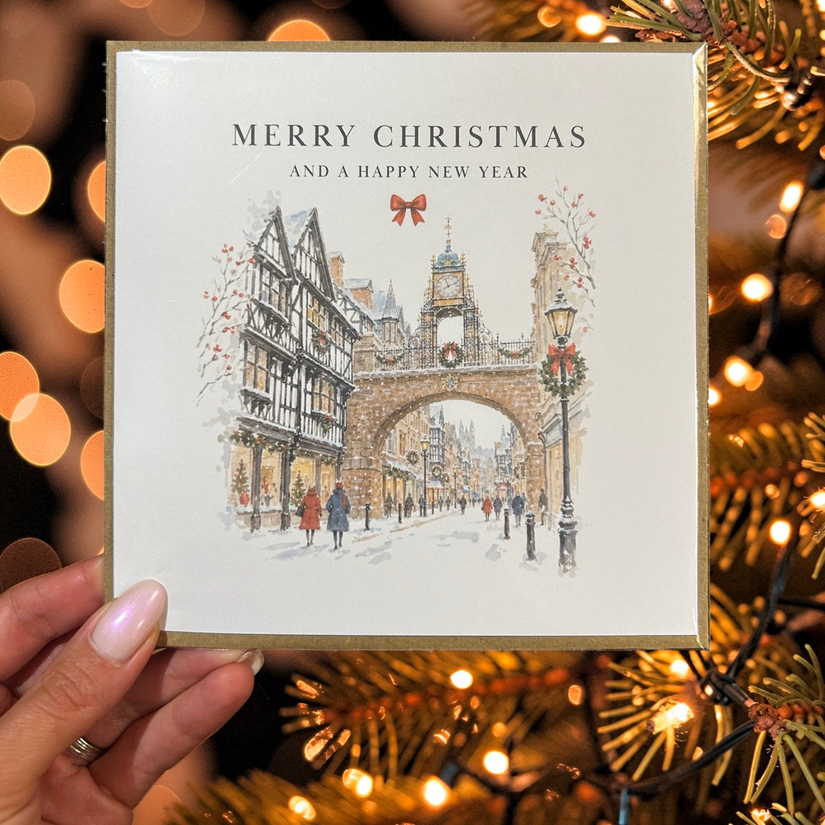 5 PACK NORTH WALES AND CHESTER CHRISTMAS CARDS