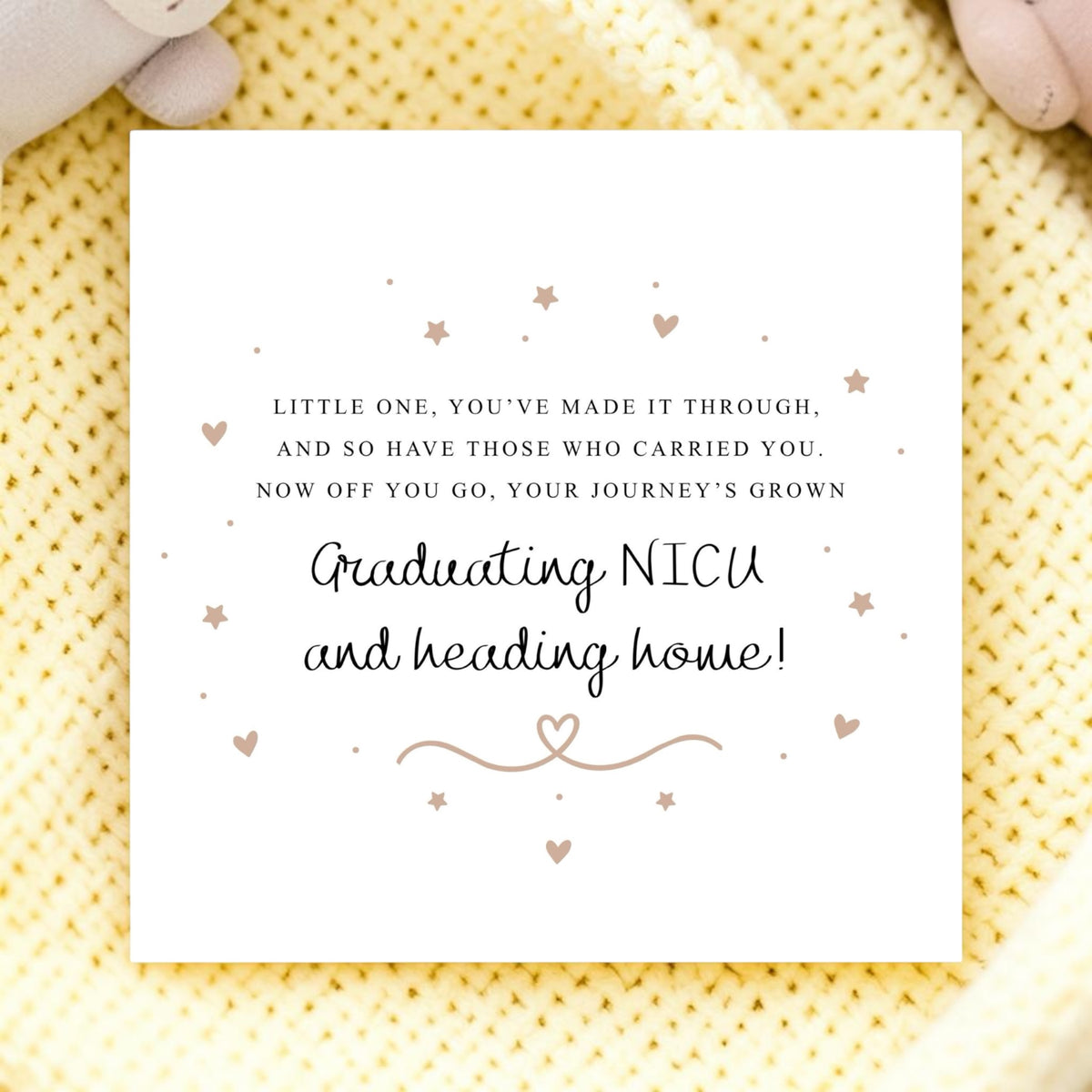 NICU Graduate Card