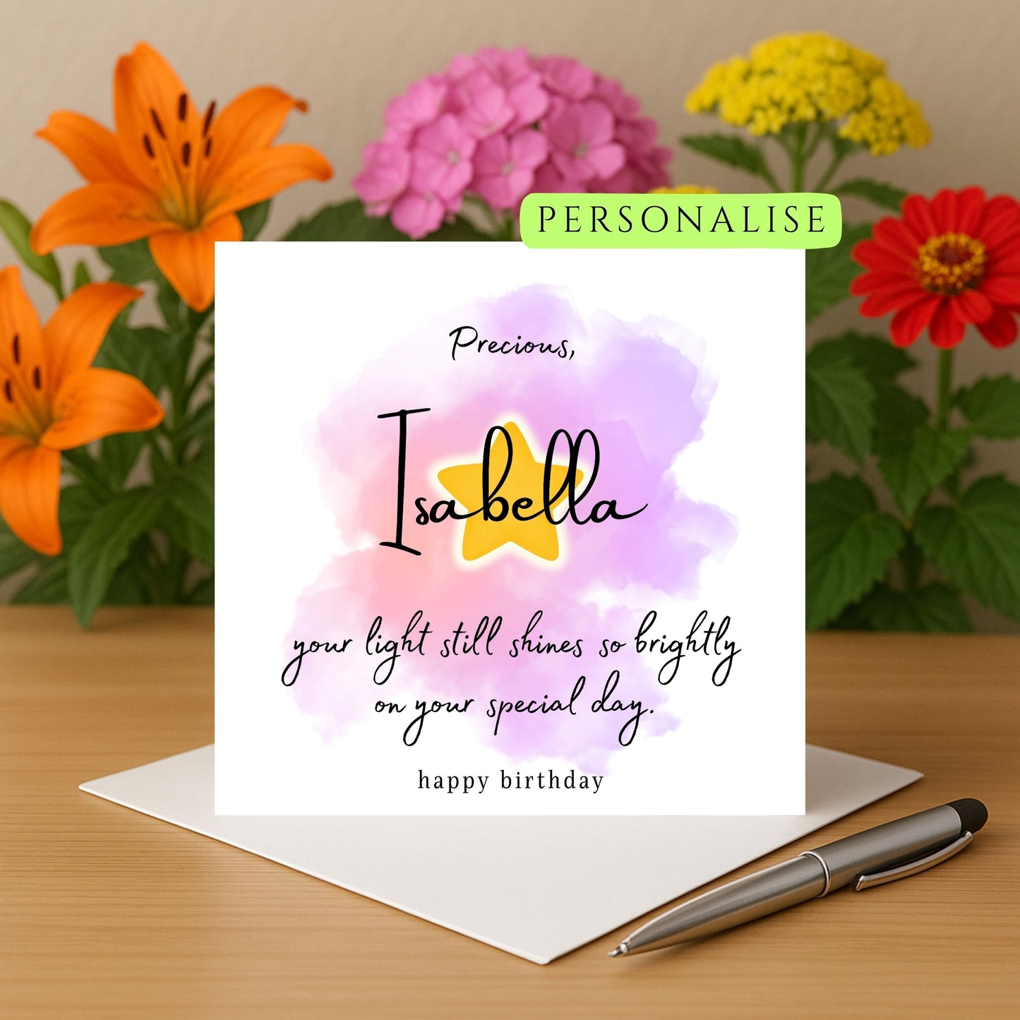 Heavenly Birthday Card