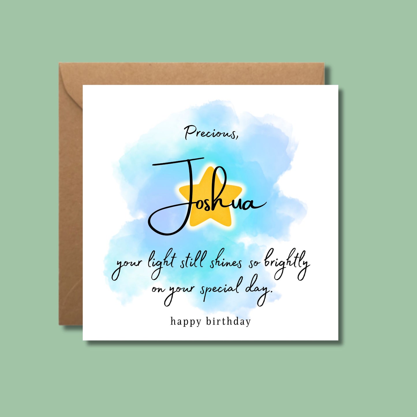 Heavenly Birthday Card