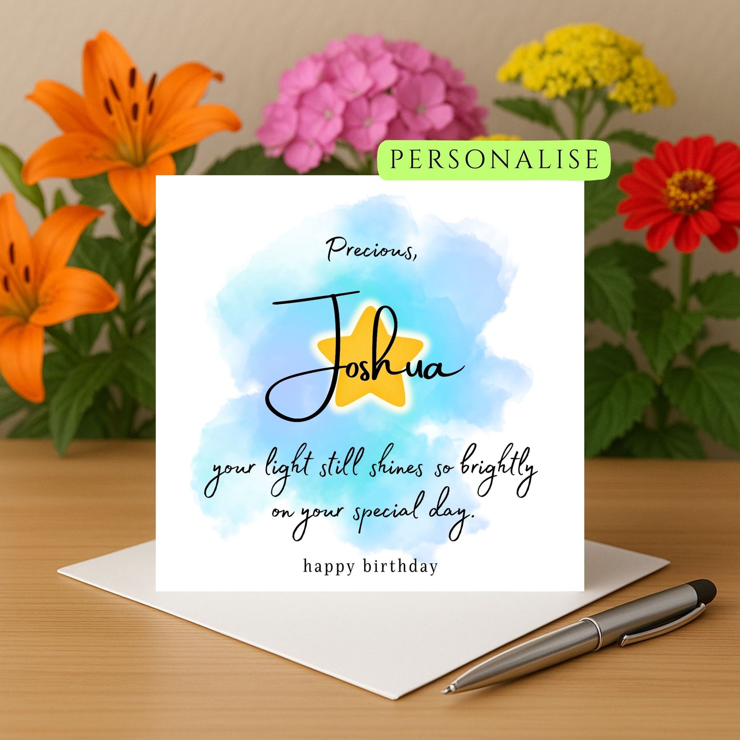 Heavenly Birthday Card