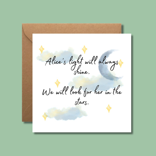Baby Loss Remembrance Card