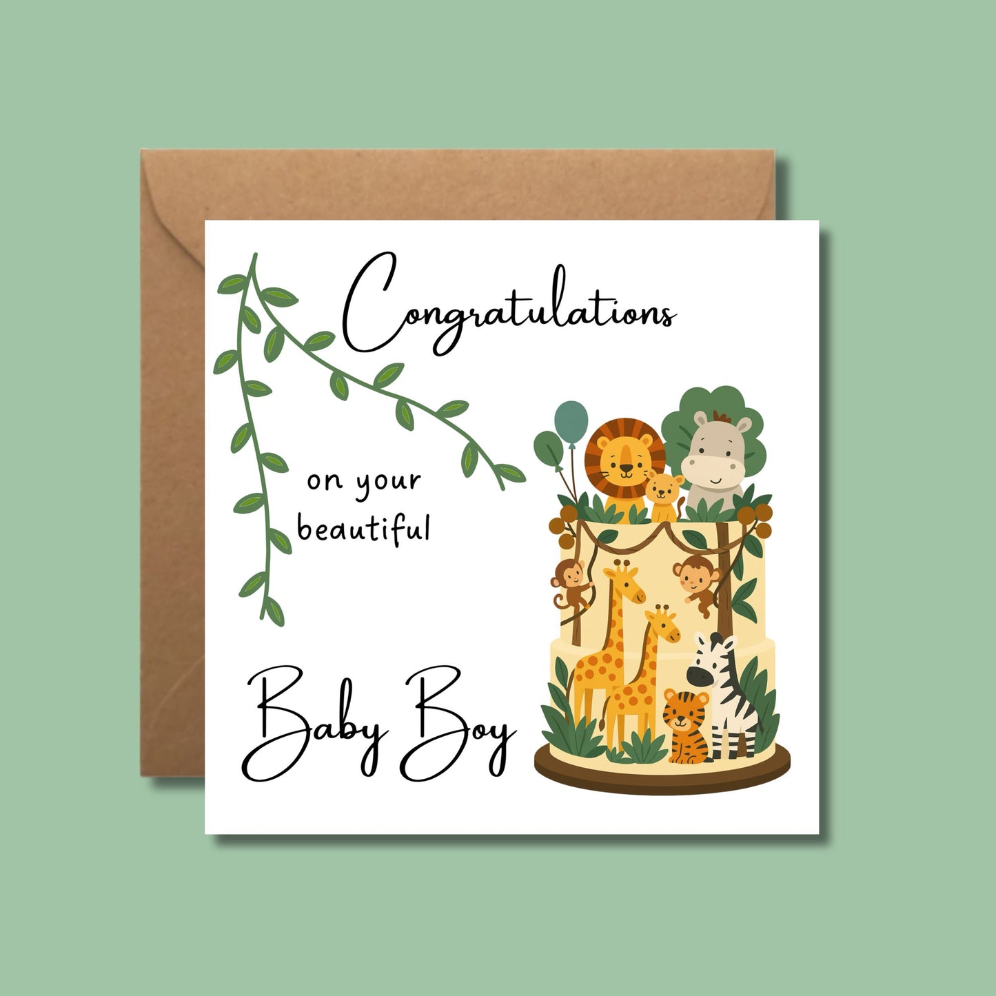 Baby Boy Card