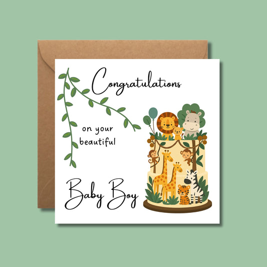 Baby Boy Card