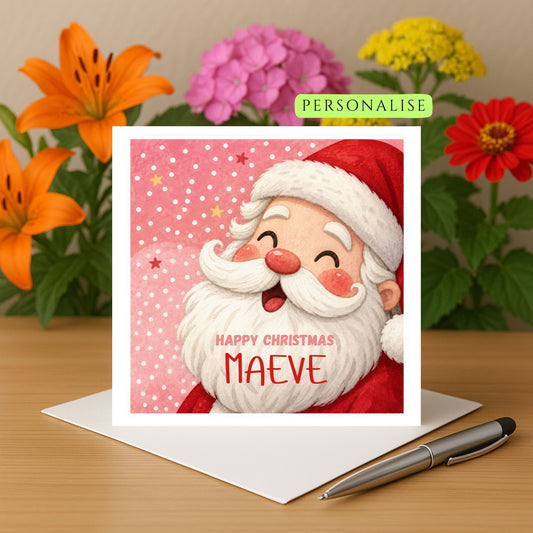 Santa Christmas Card