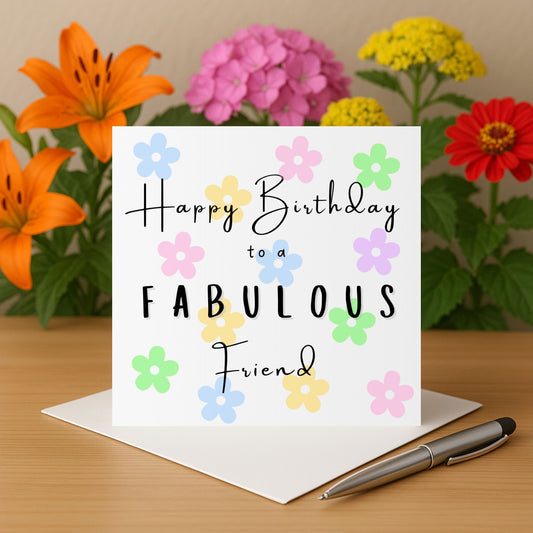 Happy Birthday to a Fabulous Friend