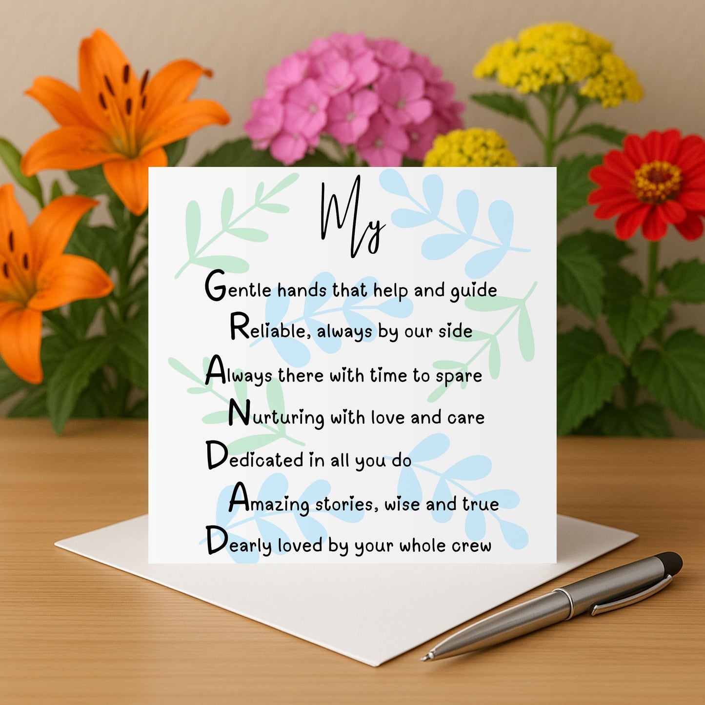 Grandad Poem Card