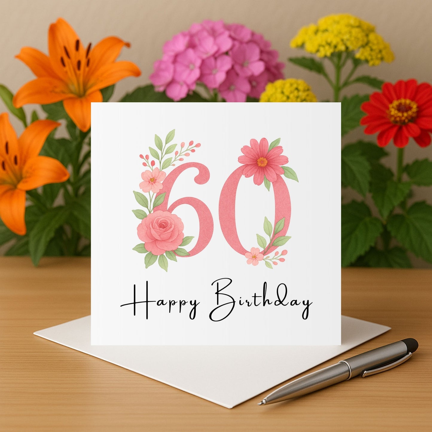 60th Birthday Card