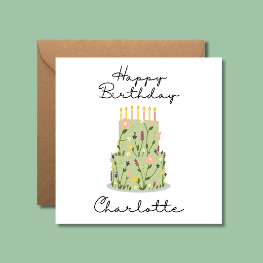 Personalised Birthday Card