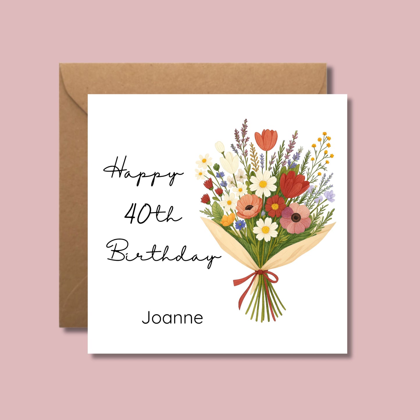 Personalised Age Birthday Card
