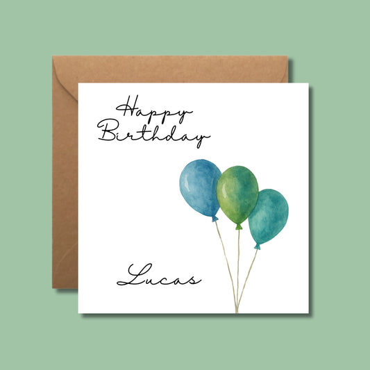 Personalised Birthday Card