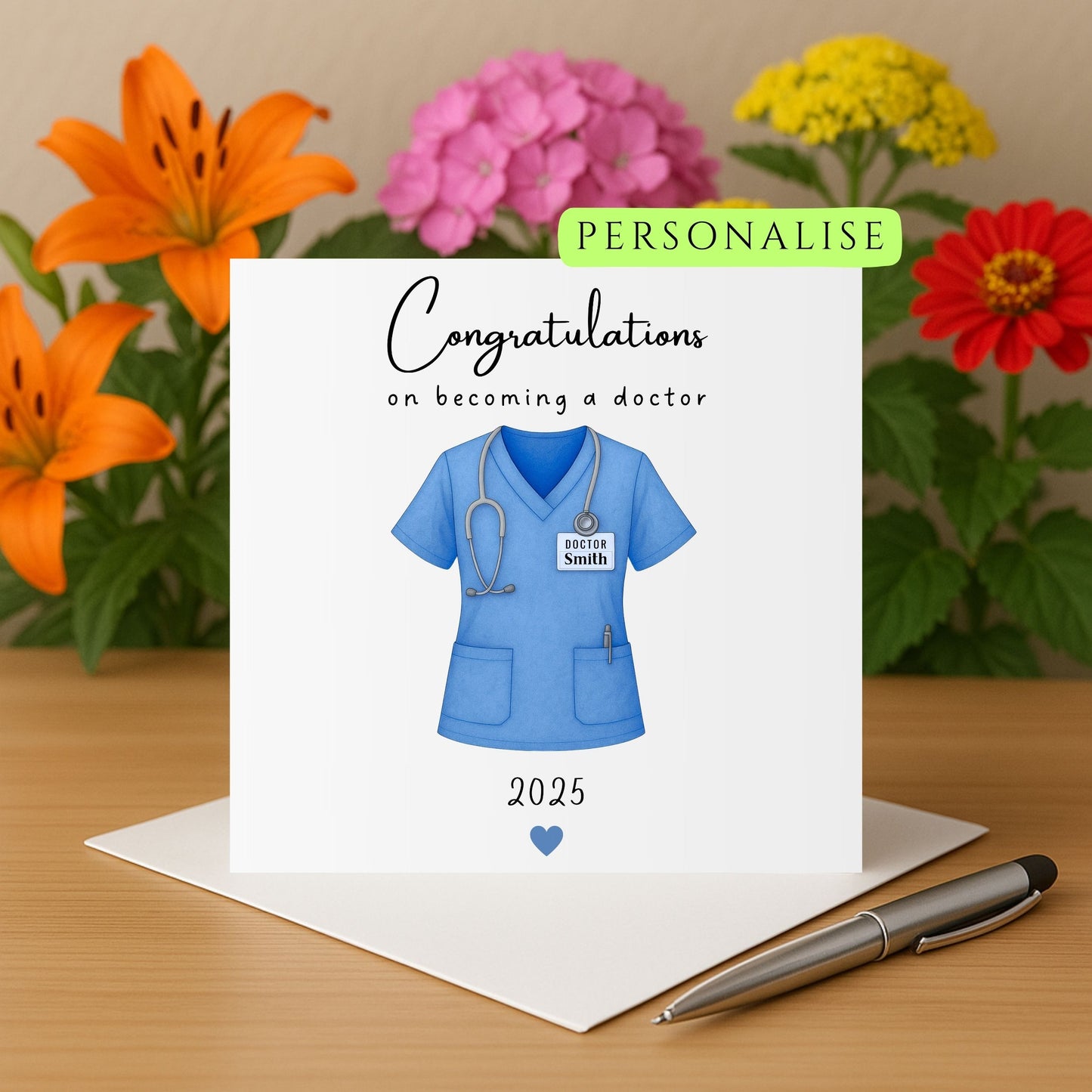 Personalised Doctor Graduate Card