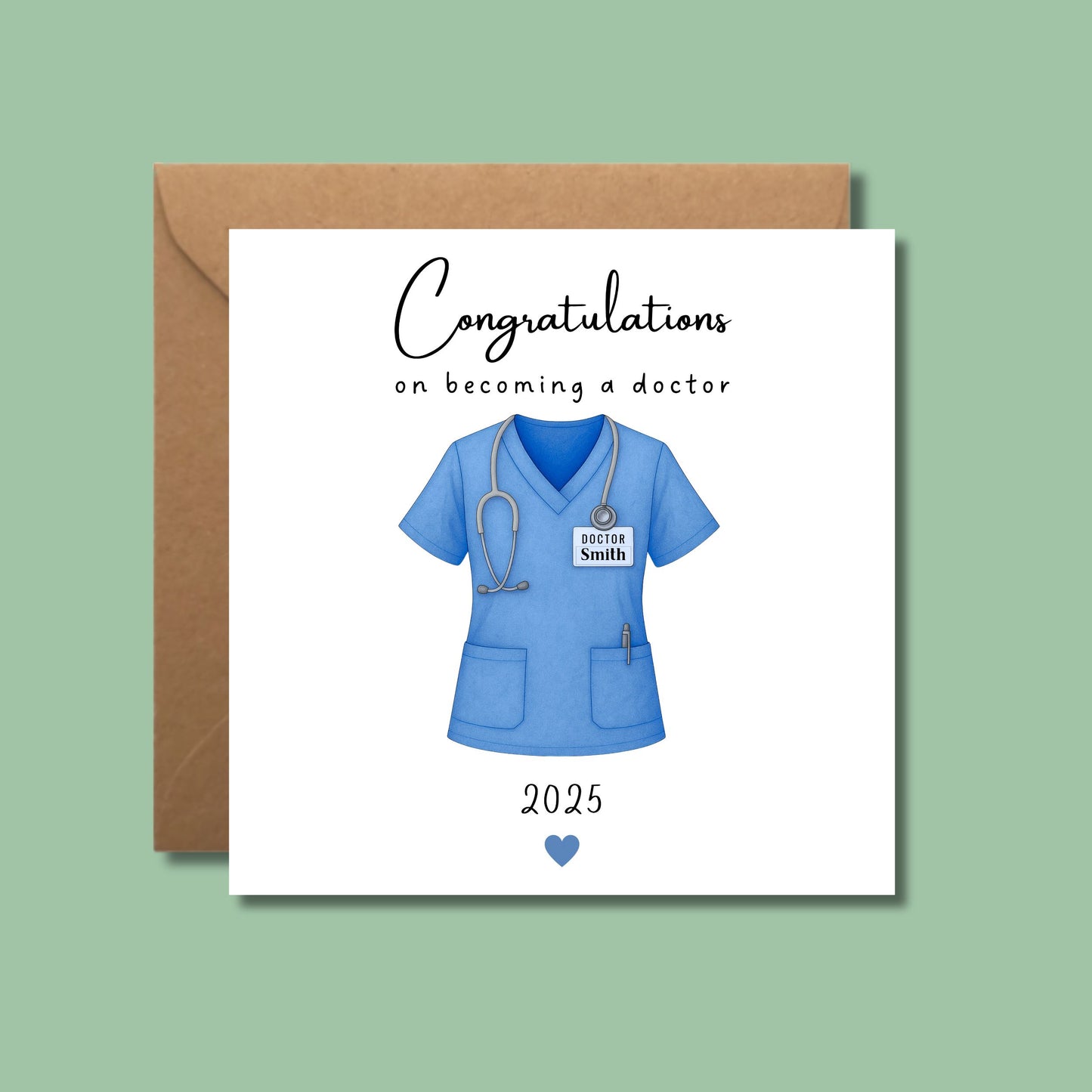 Personalised Doctor Graduate Card