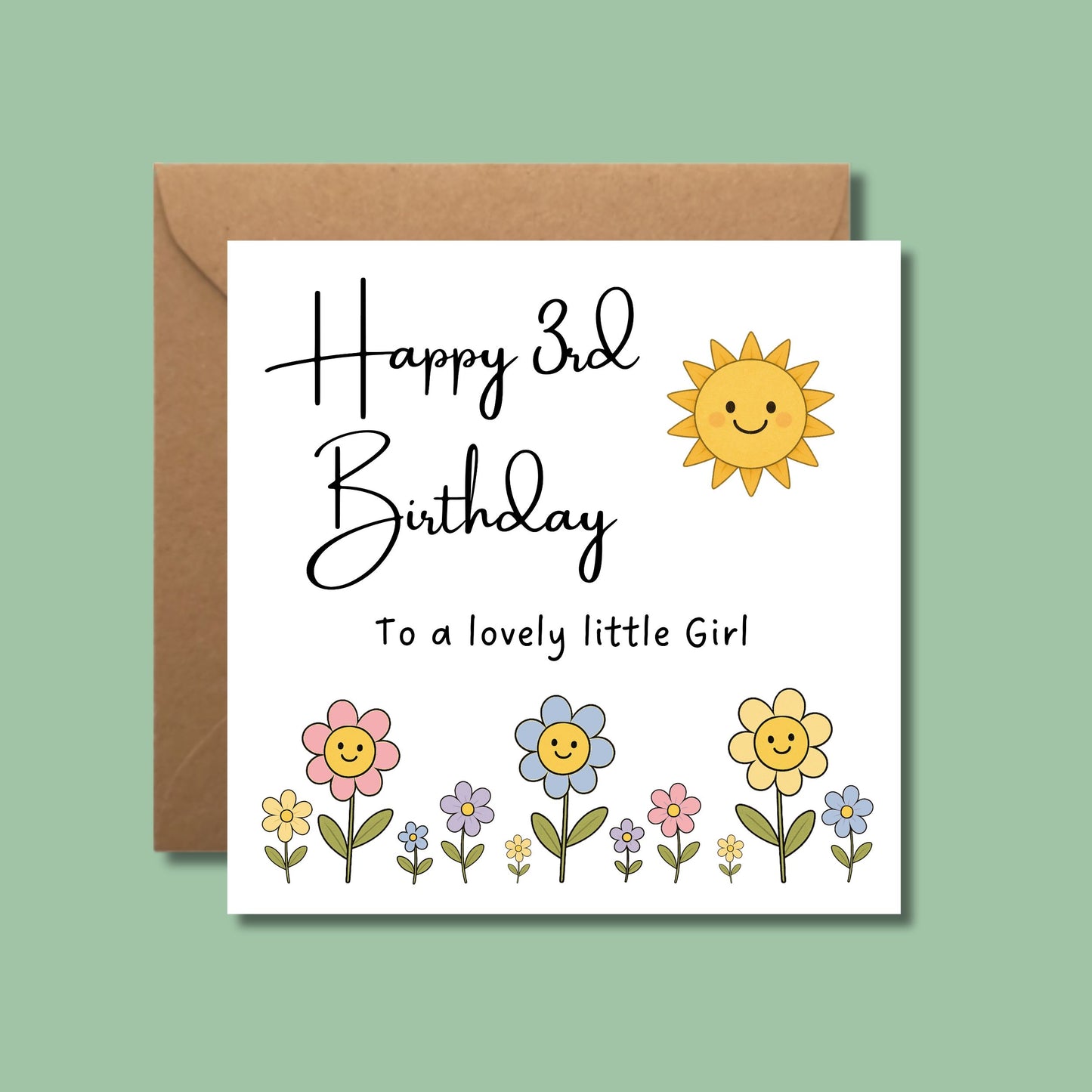 Happy 3rd Birthday Card