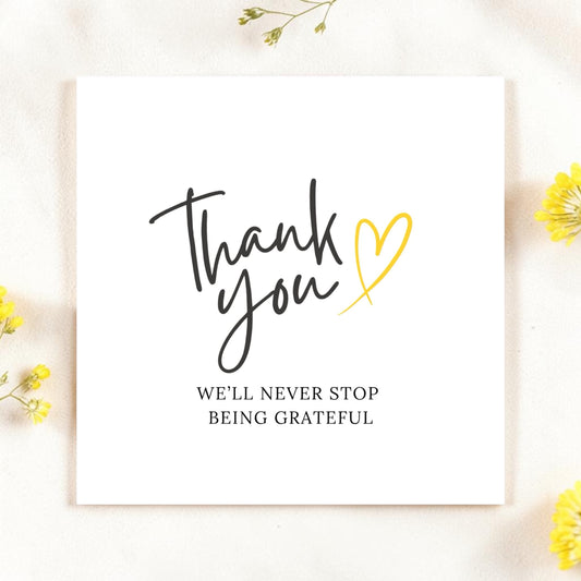 NICU Thank You Card