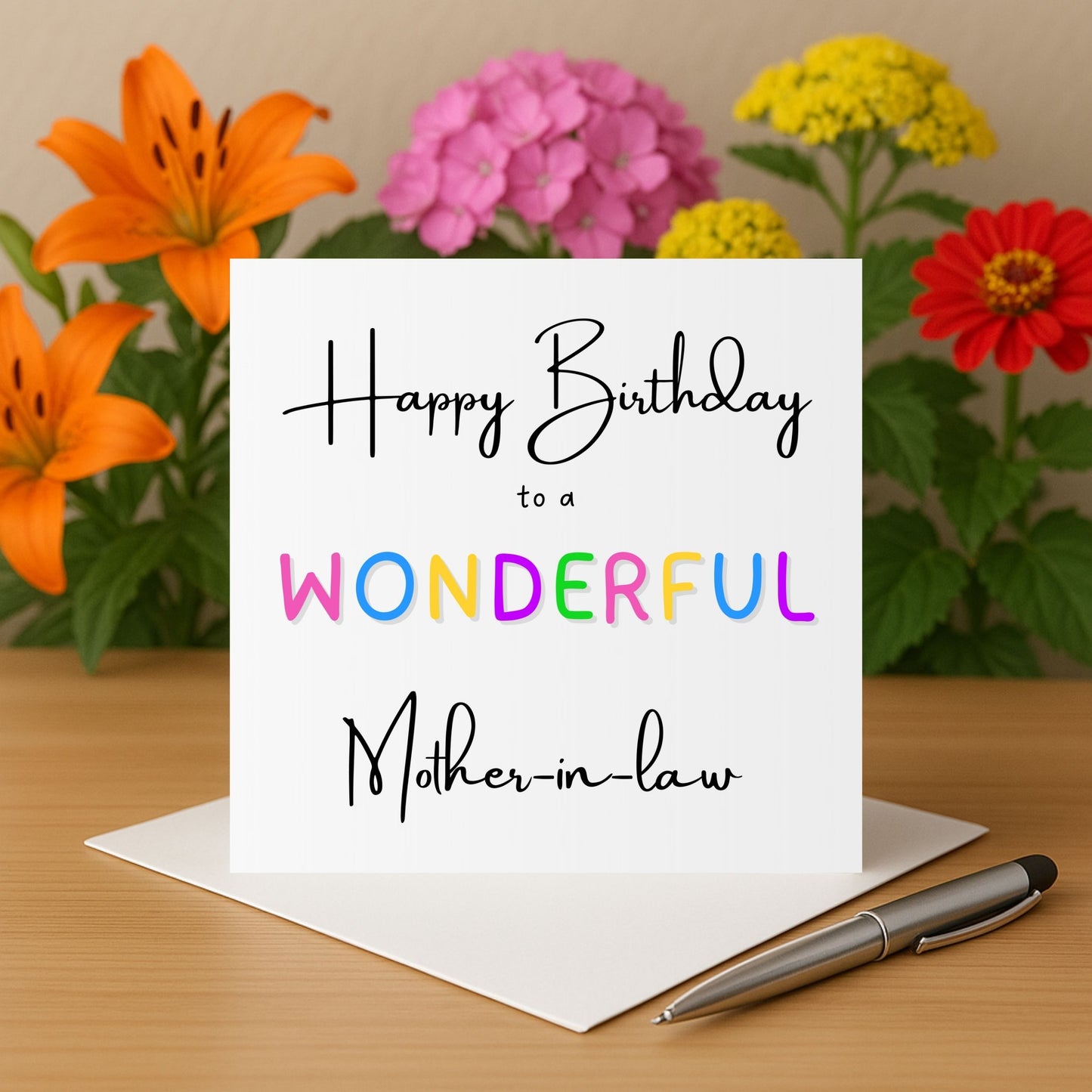 Mother-In-Law Birthday Card