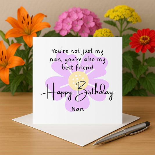 Nan Birthday Card