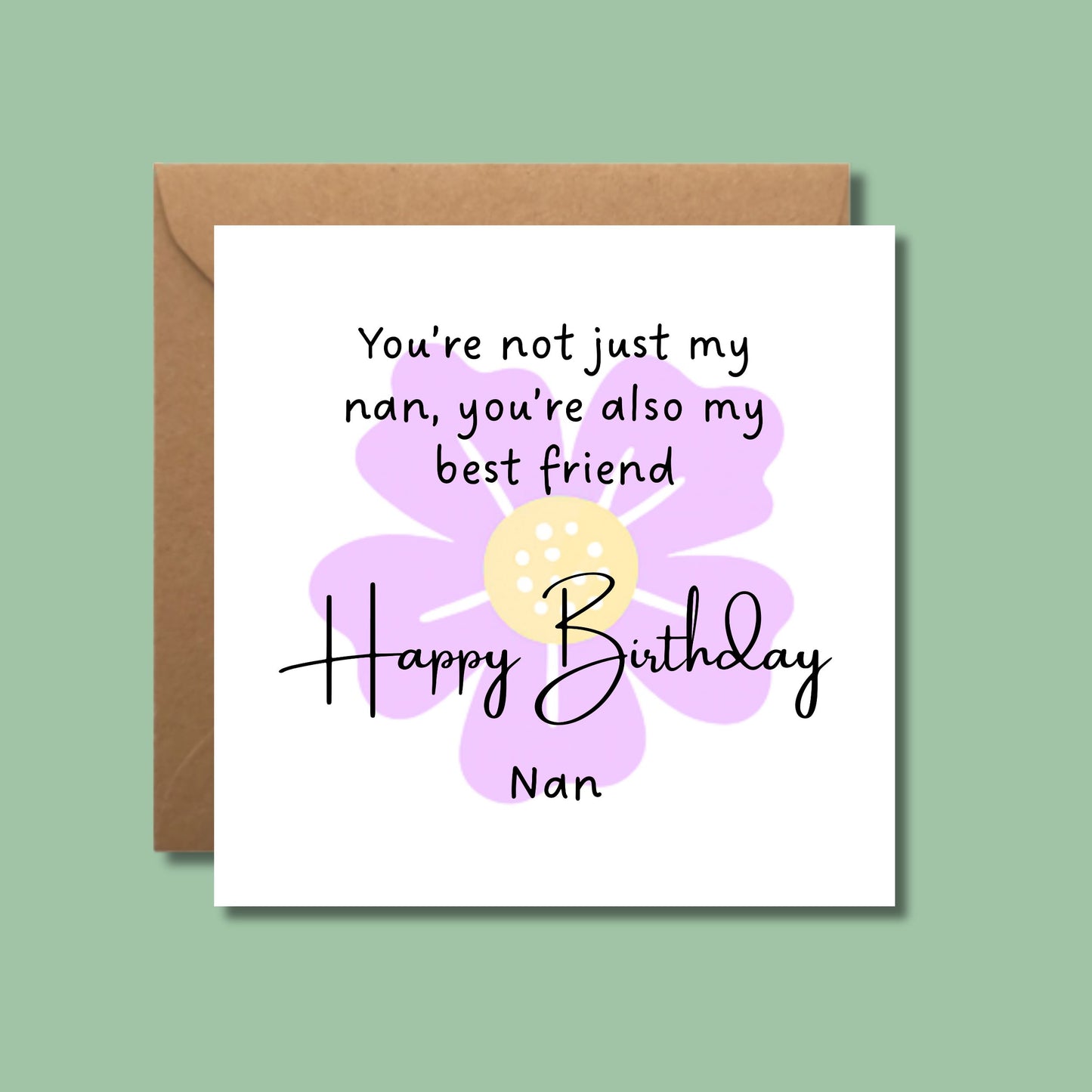 Nan Birthday Card