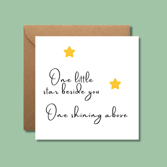 Loss of Twin Bereavement Card