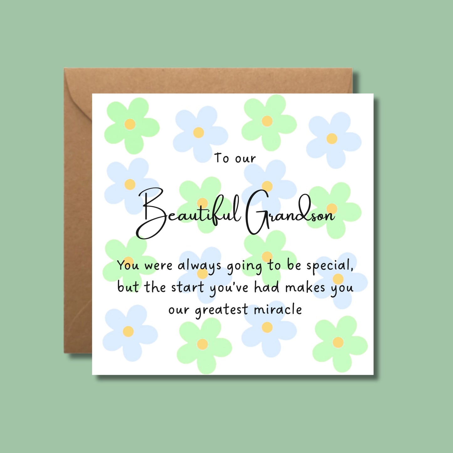 Birthday Card for  Grandson