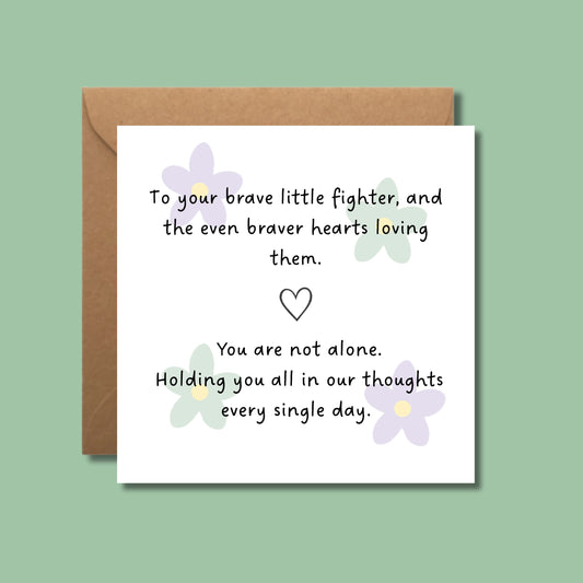 NICU New Born Support Card