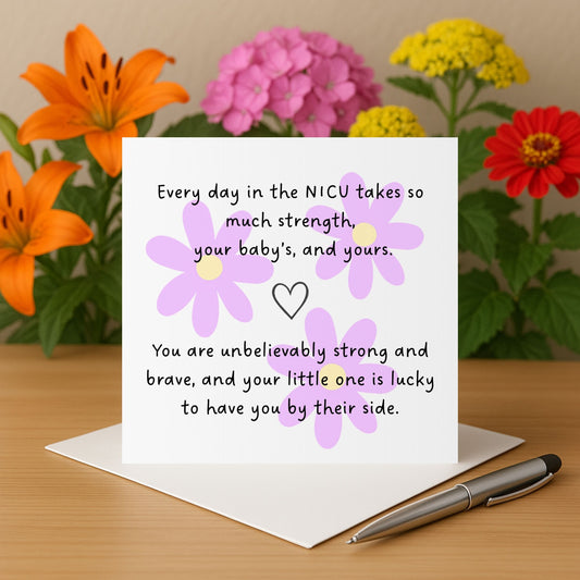 NICU support card