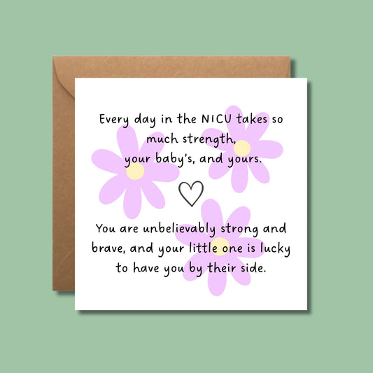 NICU support card