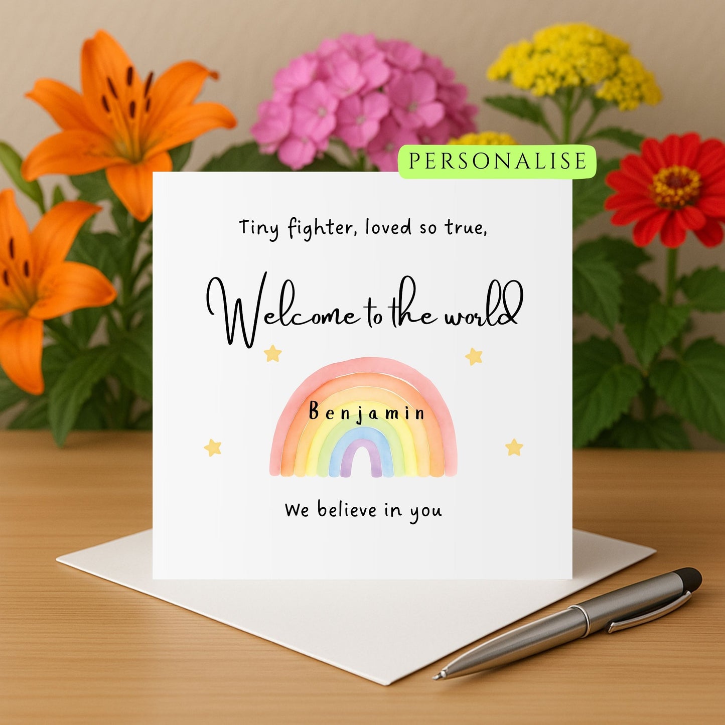 NICU New Born Support Card