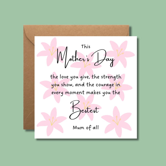 NICU Mother's Day Card