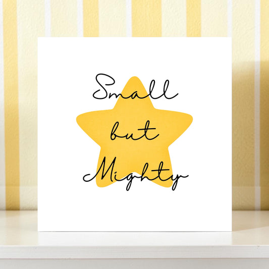 NICU card for premature baby