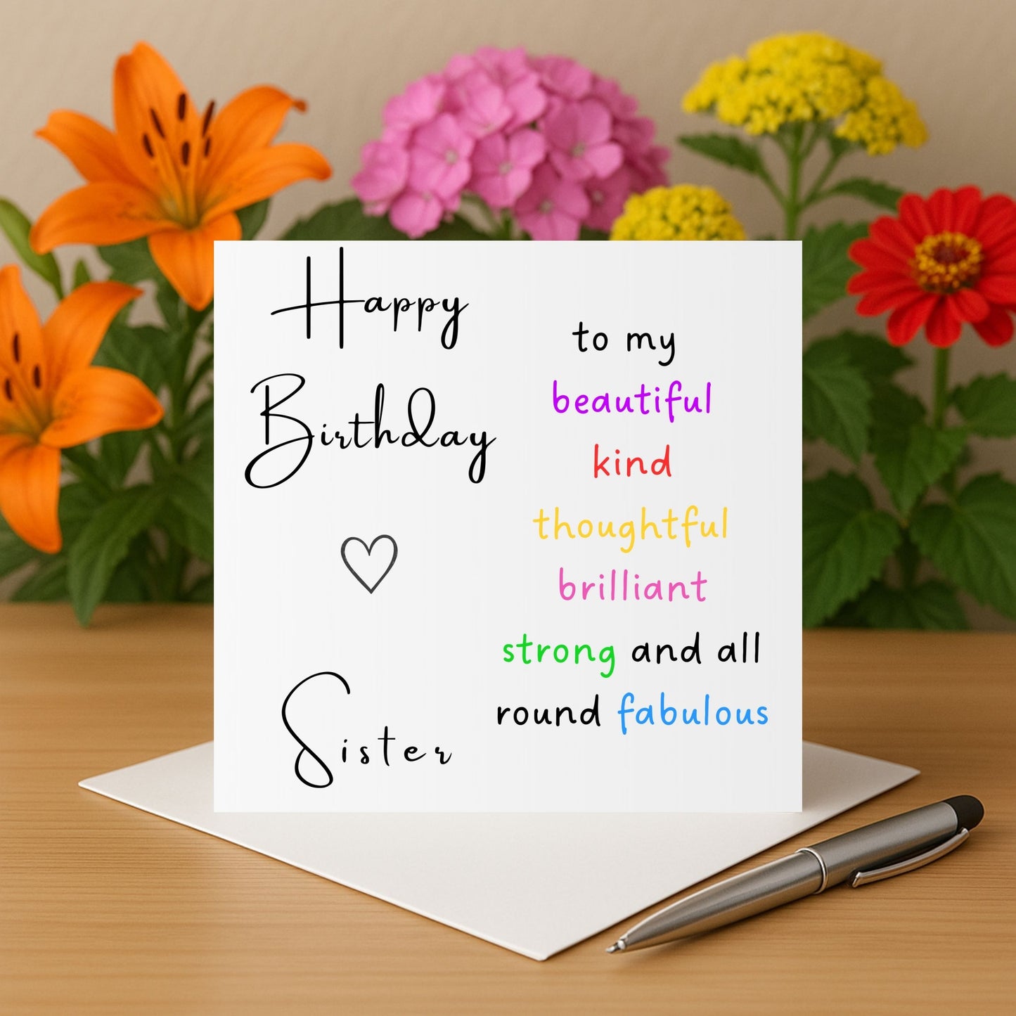 Sister Birthday Card